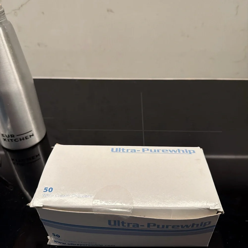 Stainless Steel Whipped Cream Dispenser- with refills included!
